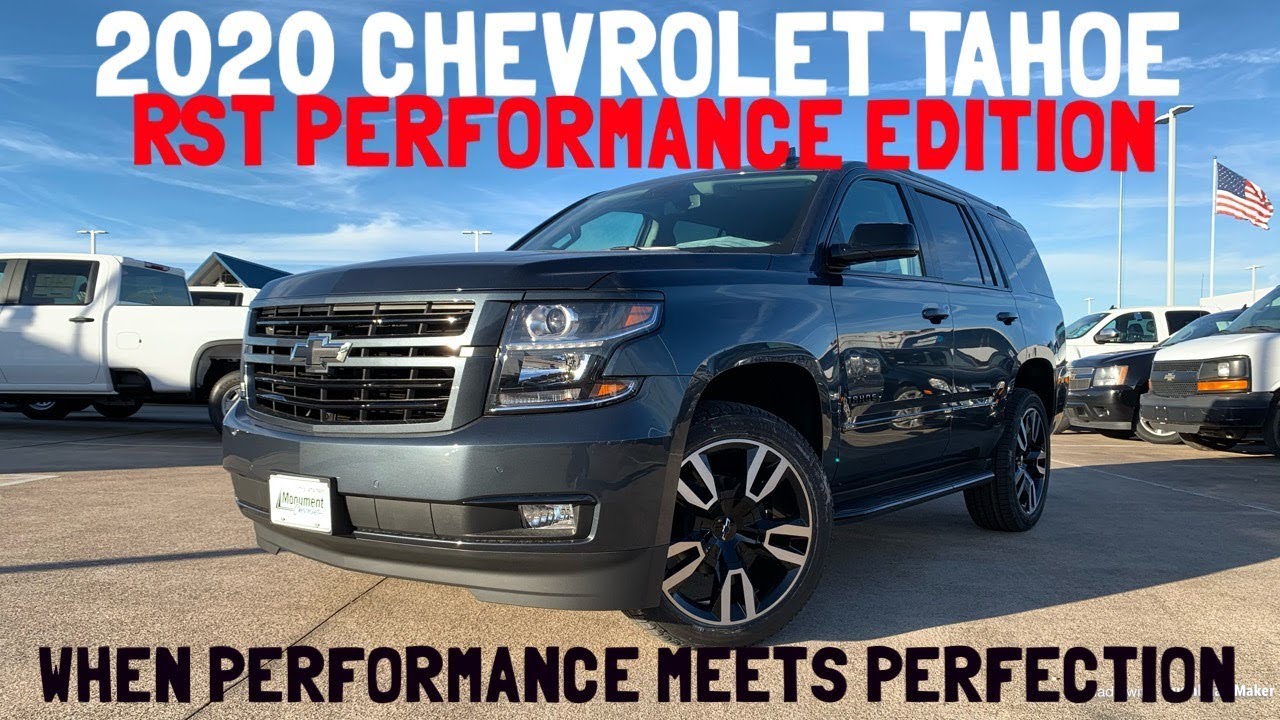2020 Chevrolet Tahoe RST Performance Edition: Startup & Review