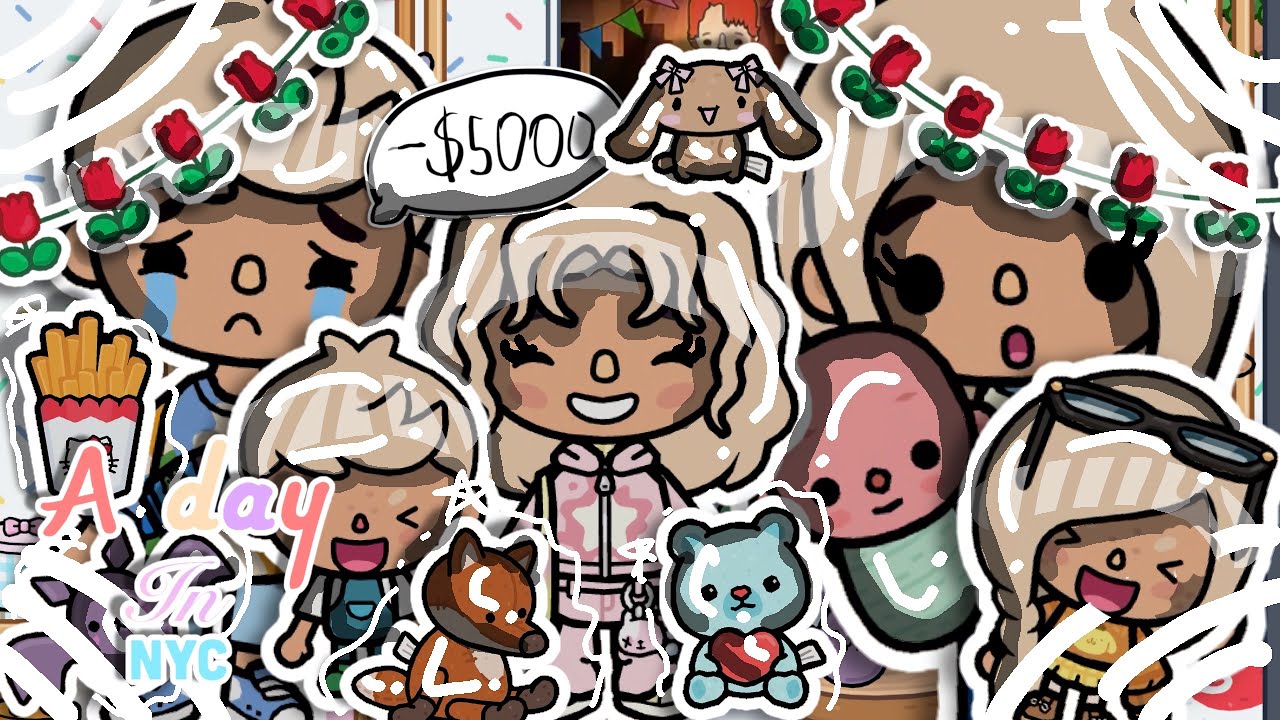 A day in NYC ( jellycat store) * mcdonald*🎀🌸🐈‍⬛ some of the story belong to tocakitty |voiced|  