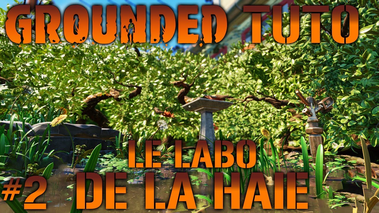 [ TUTO / GUIDE ] GROUNDED #2 SE PRÉPARER & TROUVER LA SUPER PUCE DU LABO DE LA HAIE | GROUNDED FR