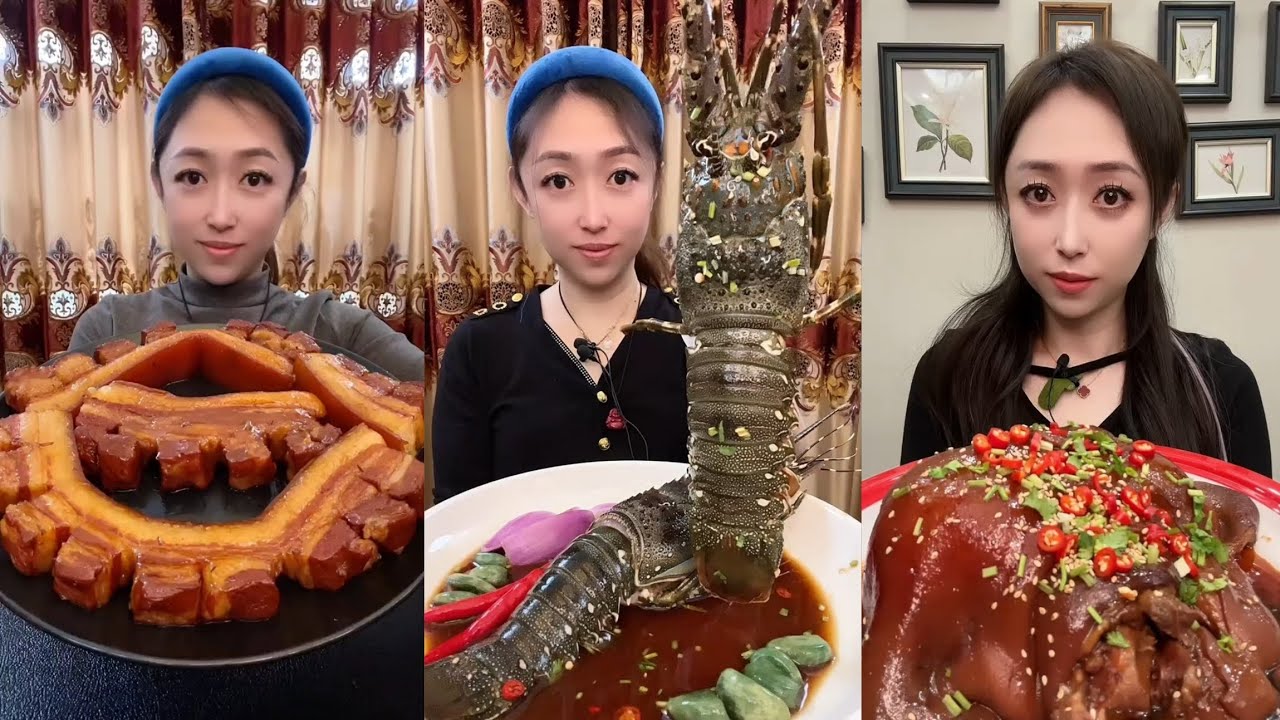 Mukbang #80 : Eat pig brain belly pork 🍖🍖, ,Noodles🍜🍜..#belly #mukbang #eatingshow #delicious 