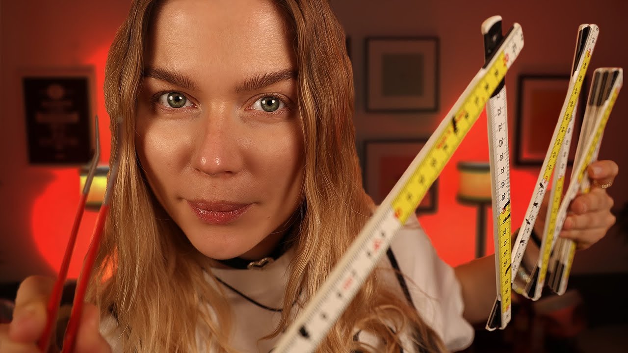 ASMR Face Mapping + Reconstruction ✨ Ultra Detailed Personal Attention