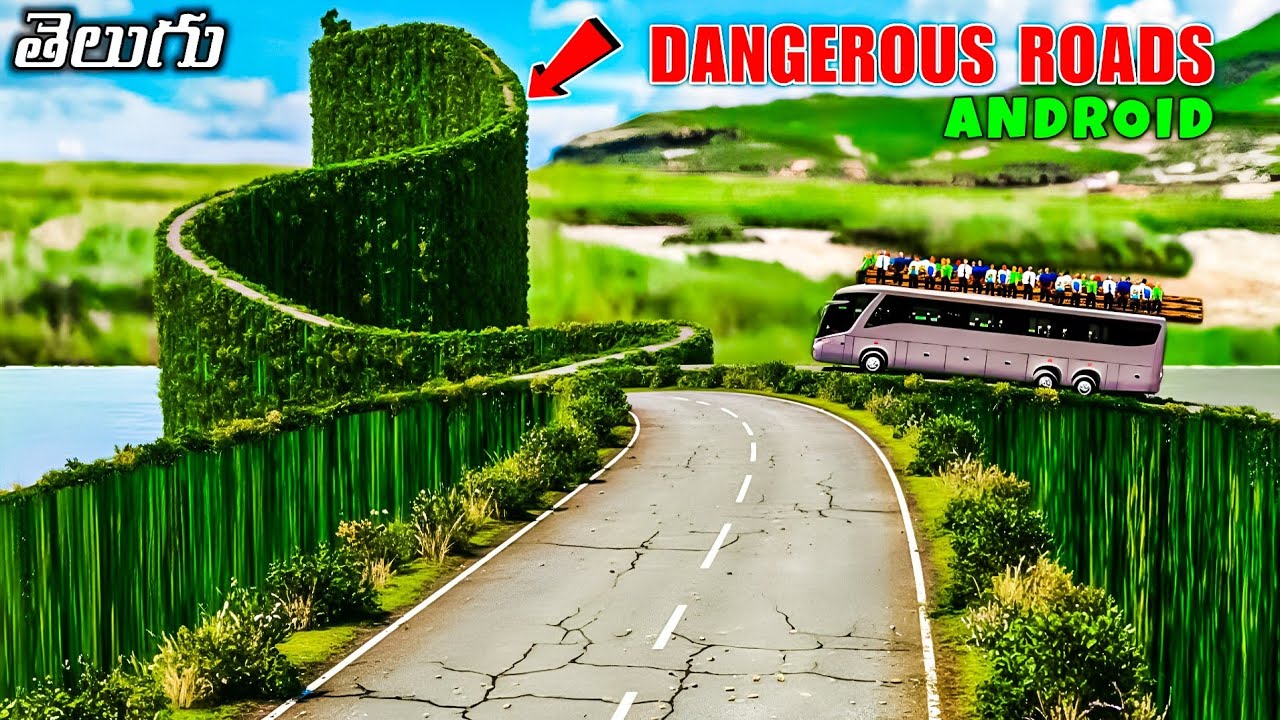 EXTREME BUS DRIVING ON DANGEROUS ROADS! | ANDROID