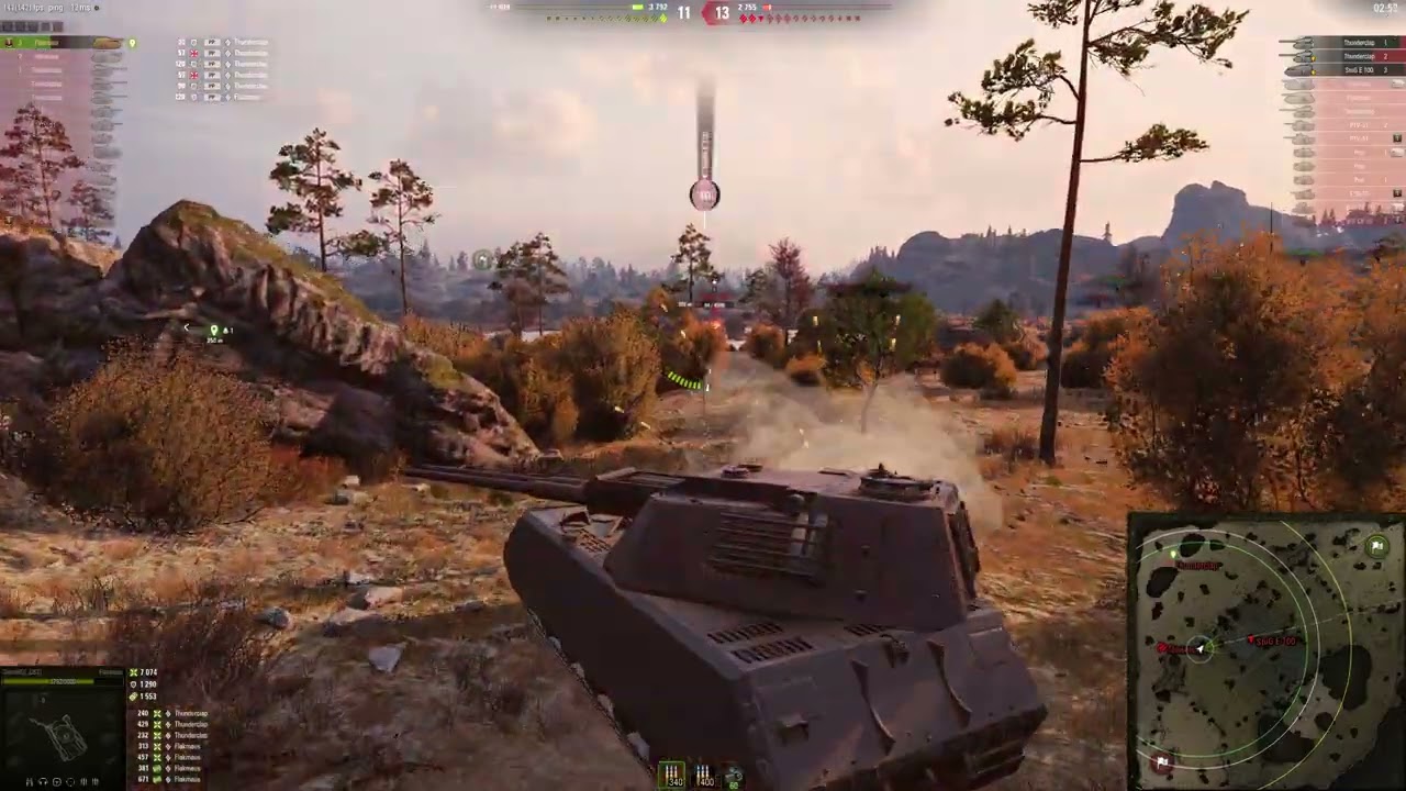 Wyciąg 1 na 3 w trybie przeważająca siła ognia | World of Tanks