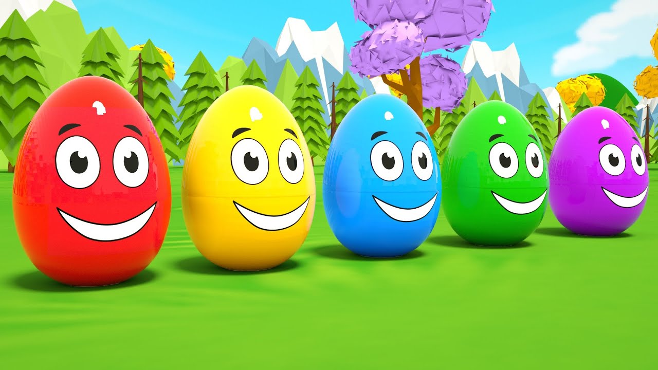 Learning Colors and Numbers Song | Colorful Eggs on the Farm | ZooLoo Nursery Rhymes & Kids Songs