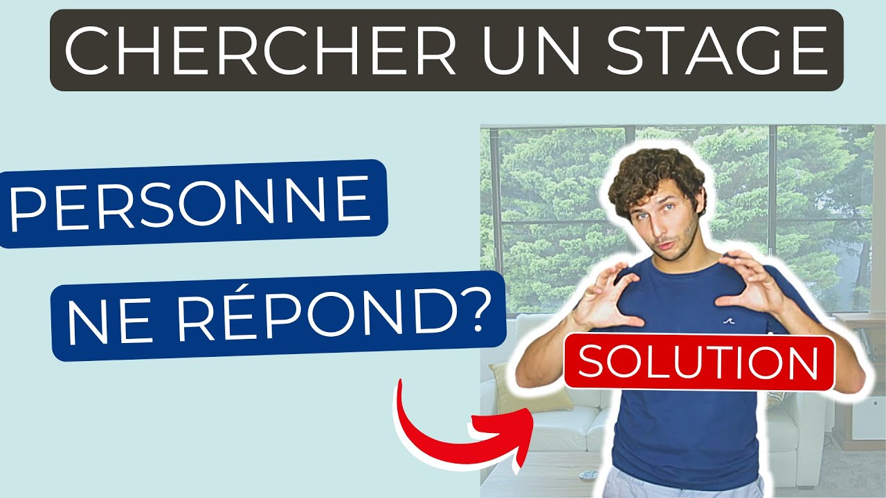 Que Faire Quand Personne Ne R&eacute;pond? Recherche Stage