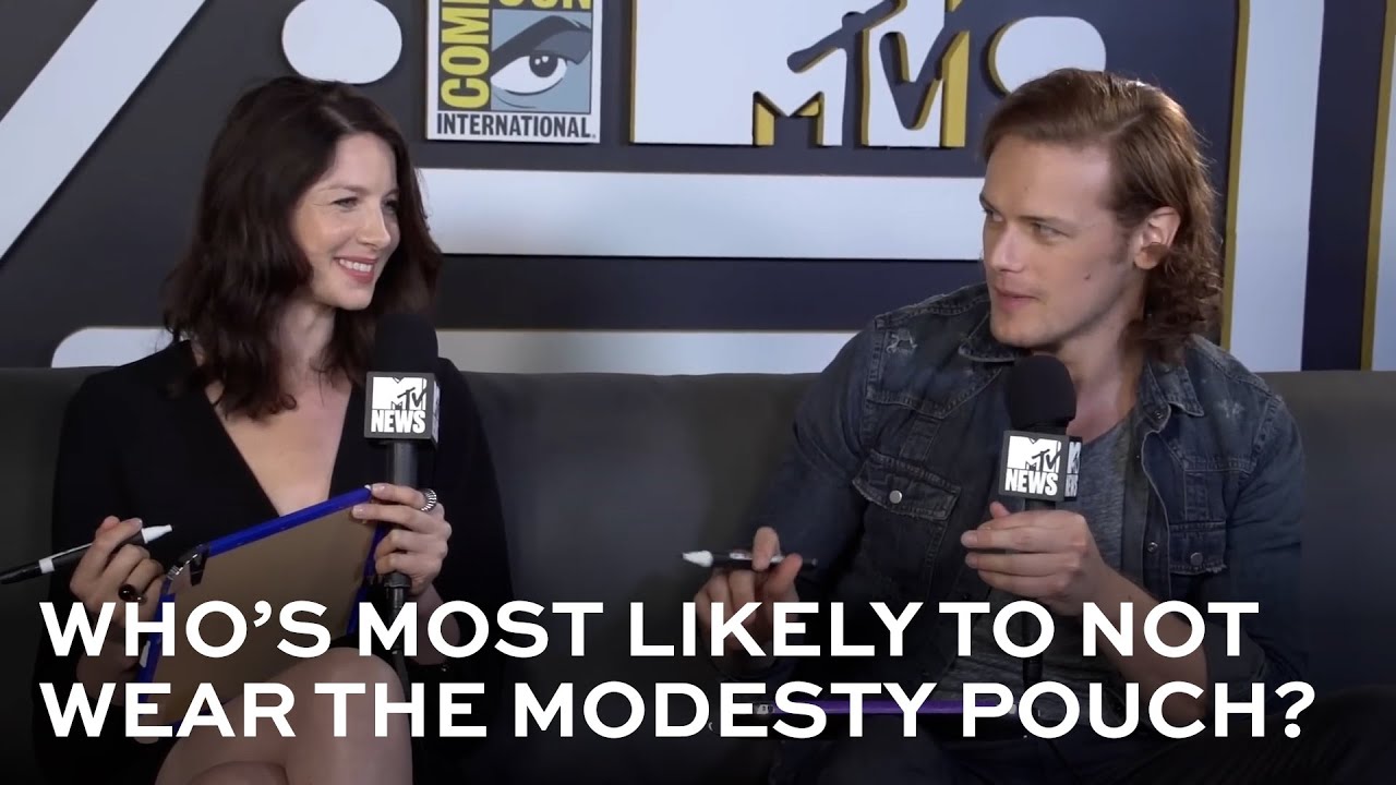 OUTLANDER's Sam Heughan & Caitriona Balfe play 