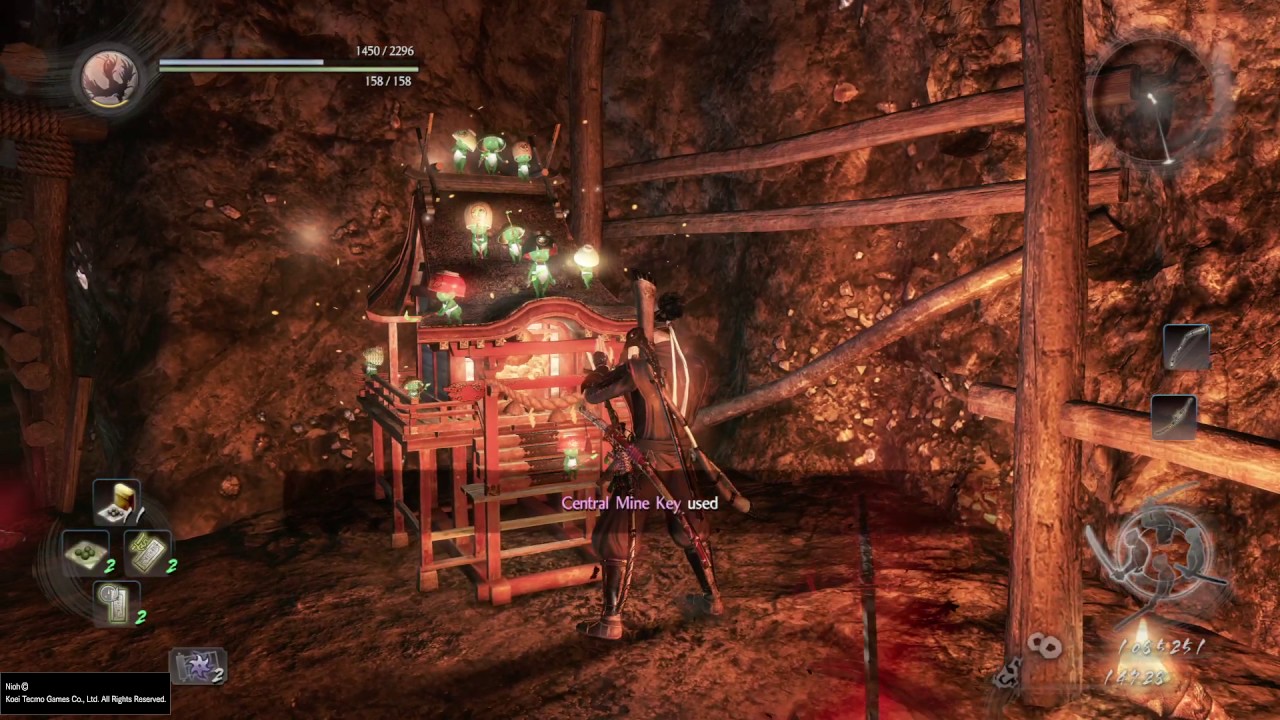 Nioh Less than 2min rush for Great Centipede's Fang for Kingo's