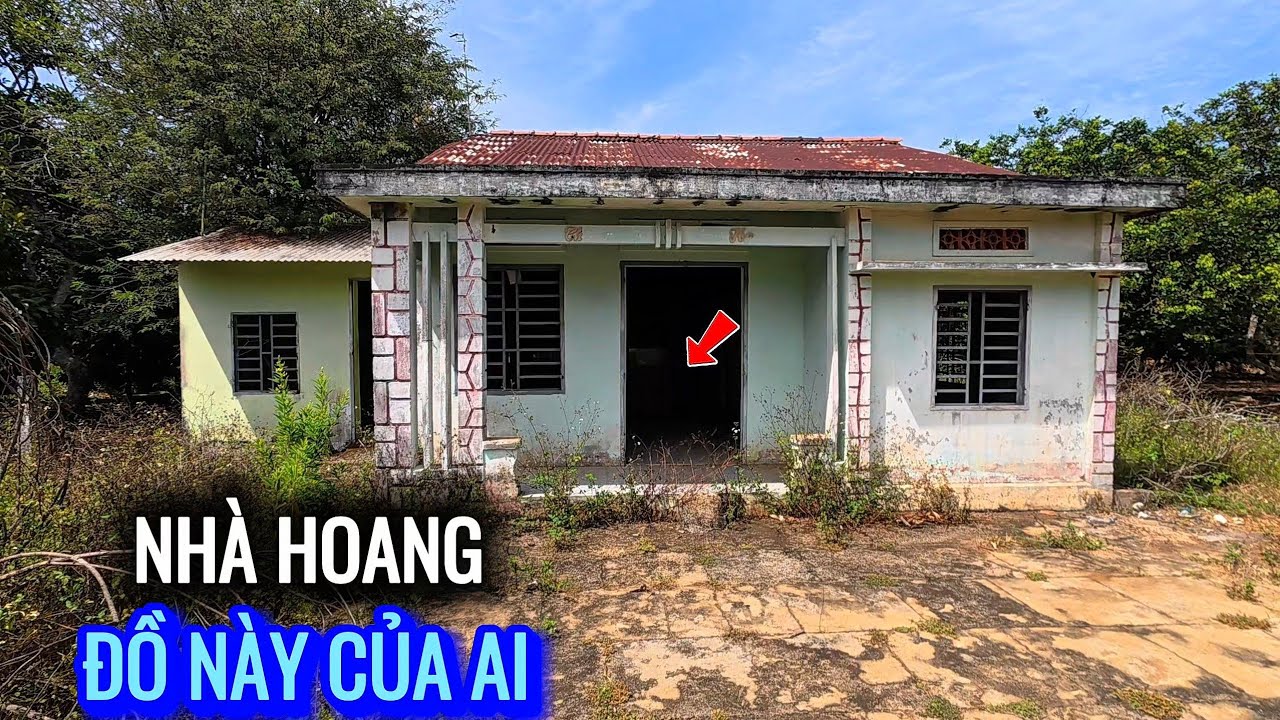 Ngôi nhà hoang bí ẩn có nguyên vườn trái cây
