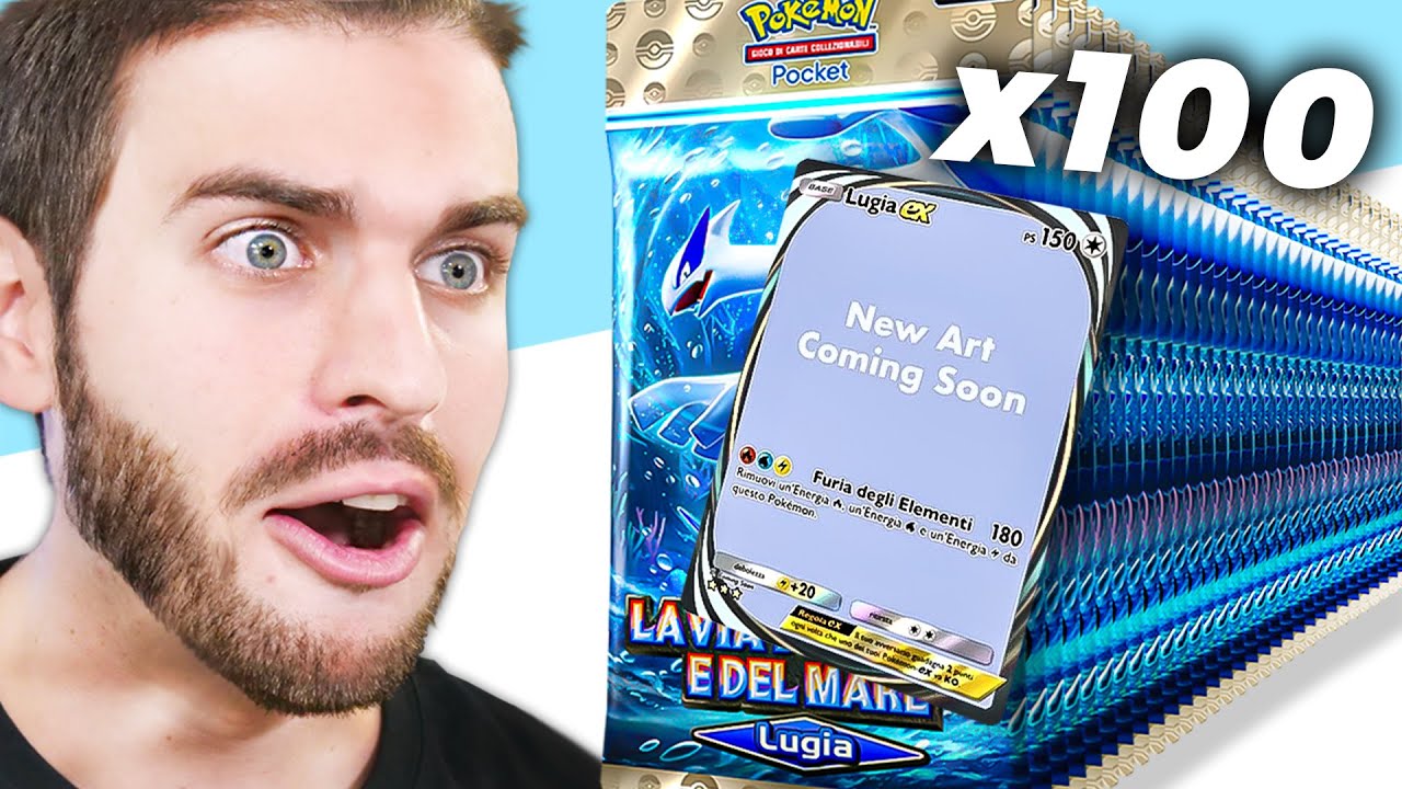 Ho Aperto 100 Bustine su TCG Pocket | La Via del Cielo e del Mare Lugia
