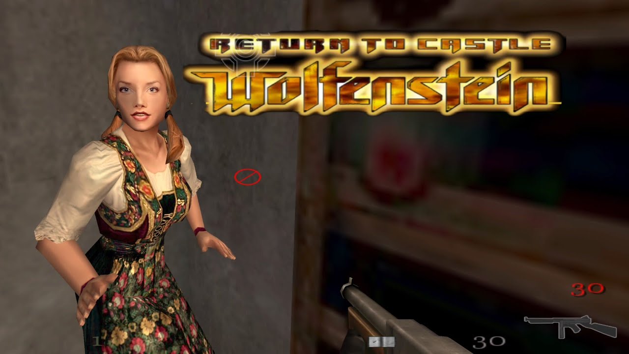 Return To Castle Wolfenstein Invitamos a Salir a una Hermosa Dama en medio dea Batalla