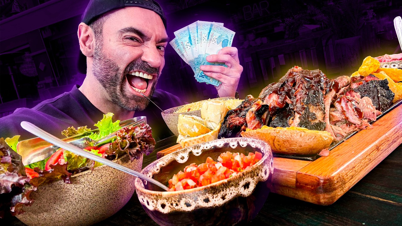 Coma CARNES e ACOMPANHAMENTOS no tempo e GANHE R$500!!