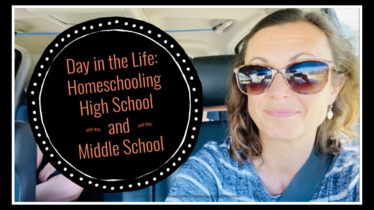 Day in the Life: Homeschooling High School and Middle School