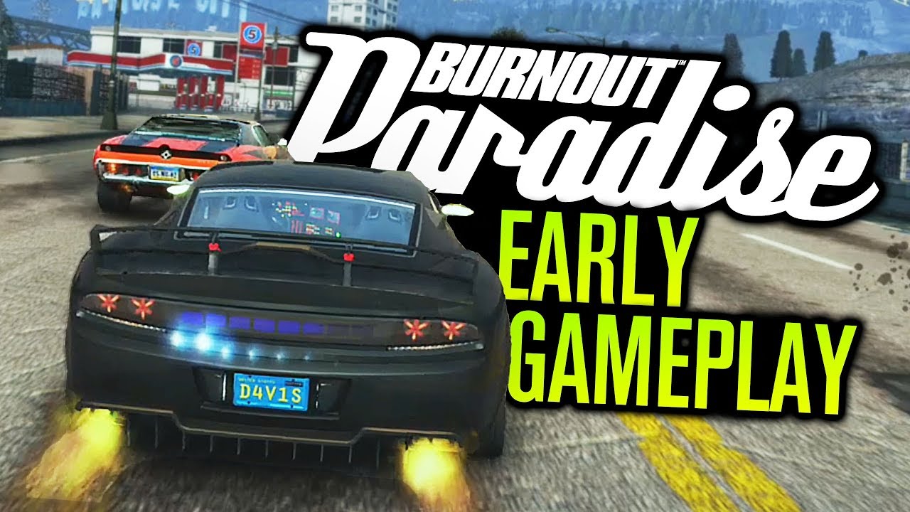 BURNOUT PARADISE REMASTER IS HERE!!! (FIRST GAMEPLAY)