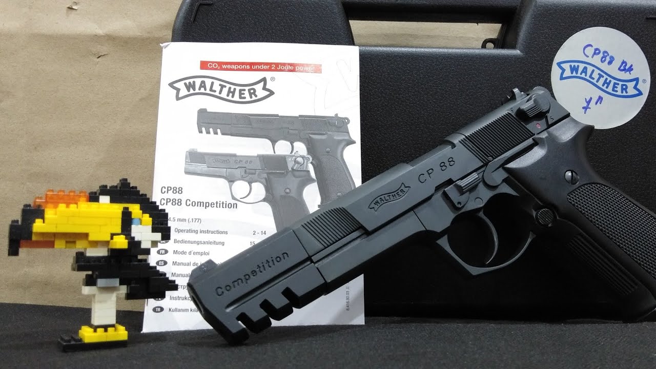 Walther CP88 competition 1.77cal airgun pistol