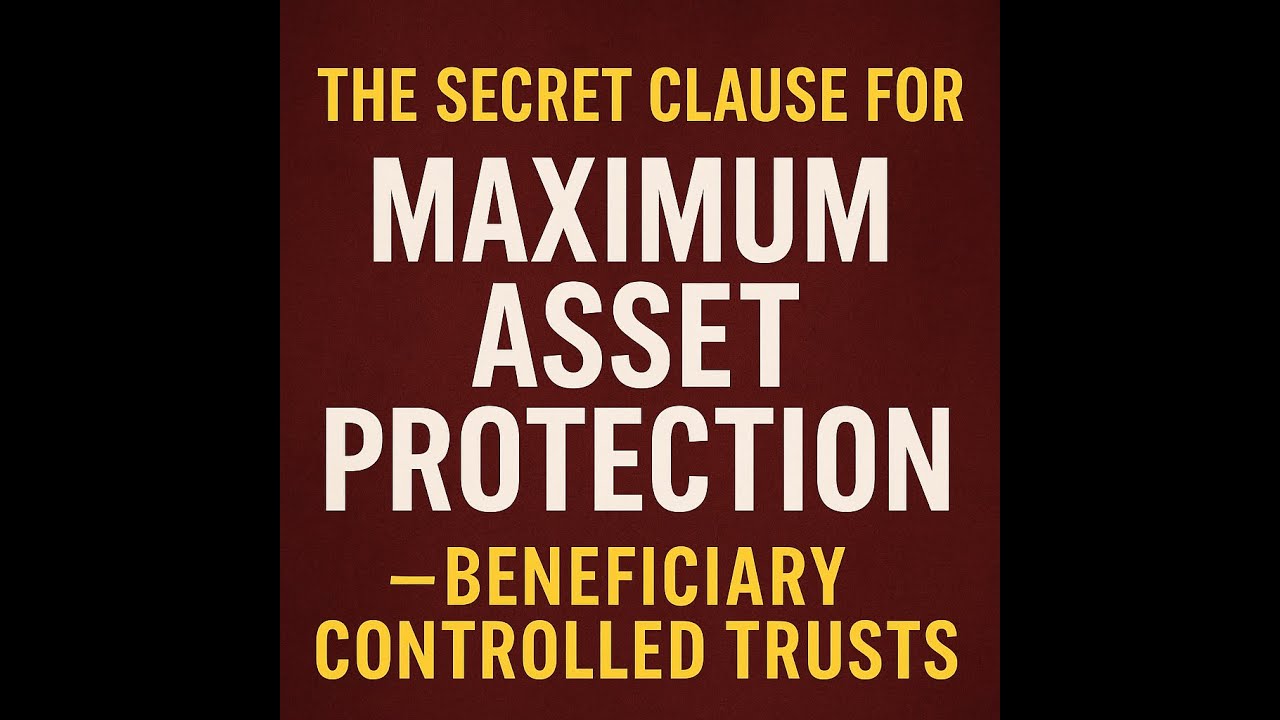 The Hidden Clause That Keeps Your Assets Untouchable