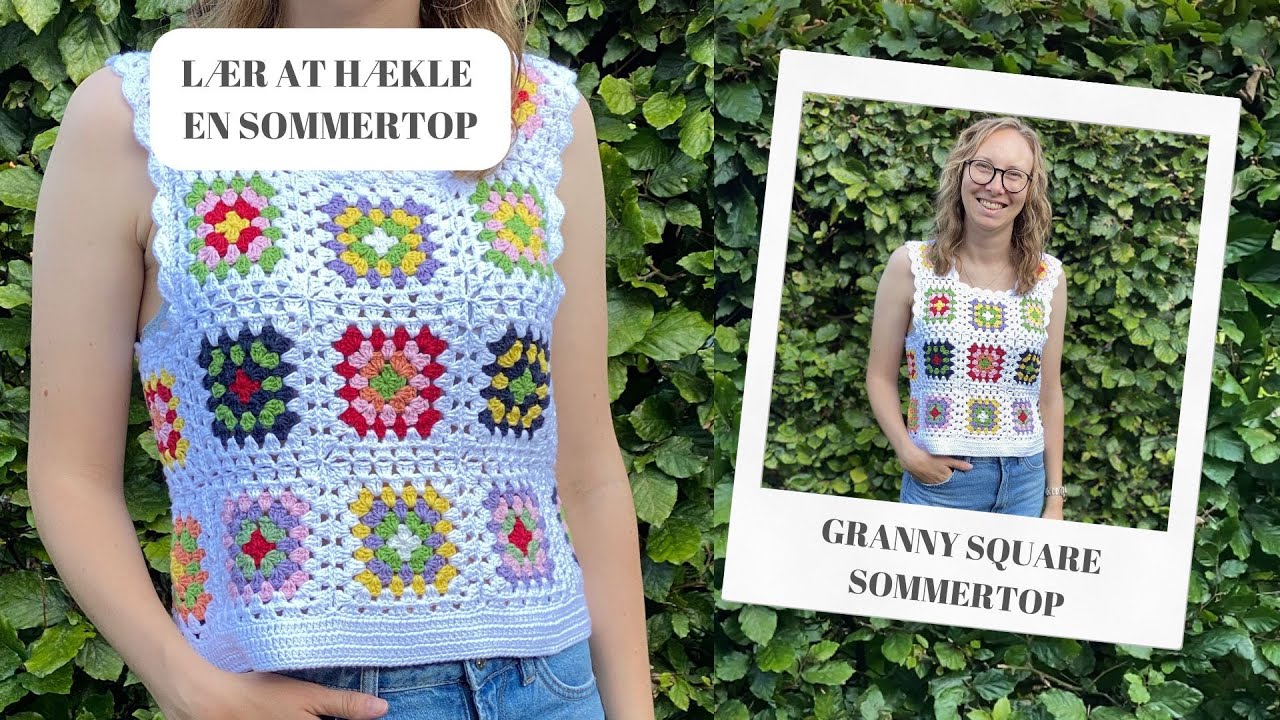 Granny Sommertop - Join as you go - Del 3