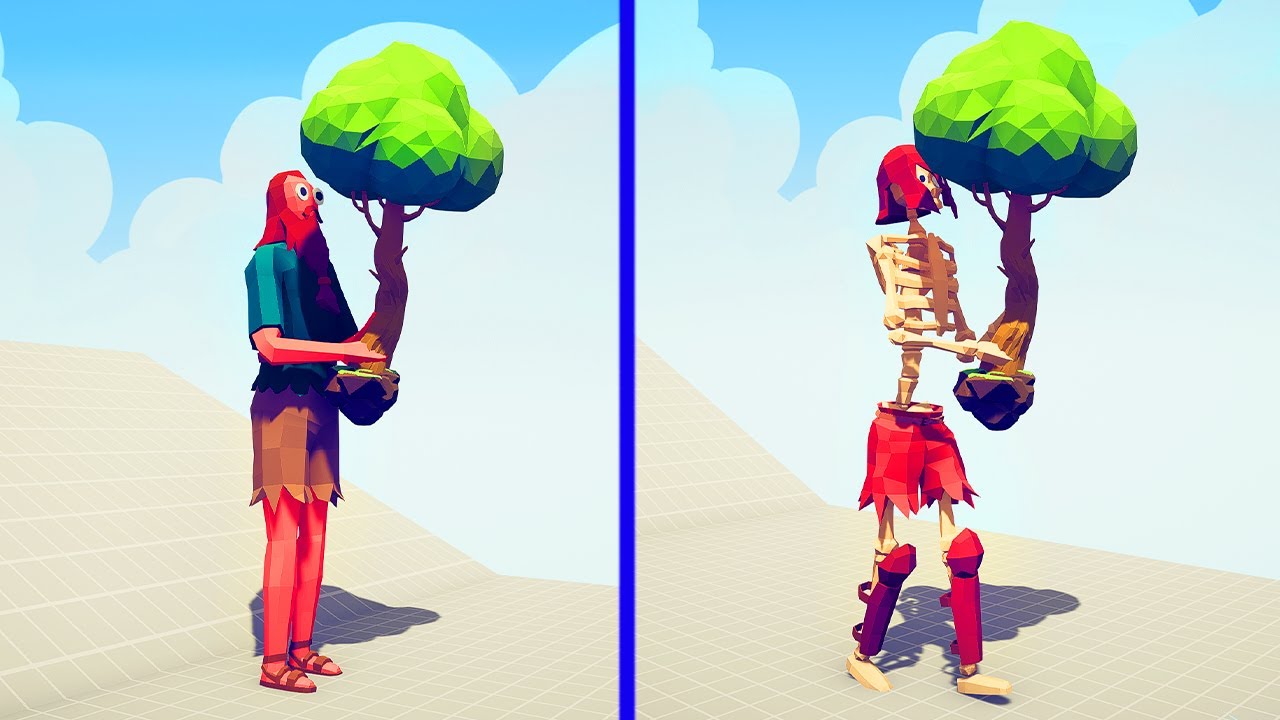 EVERY UNIT TURNED INTO SKELETON | TABS - Totally Accurate Battle Simulator