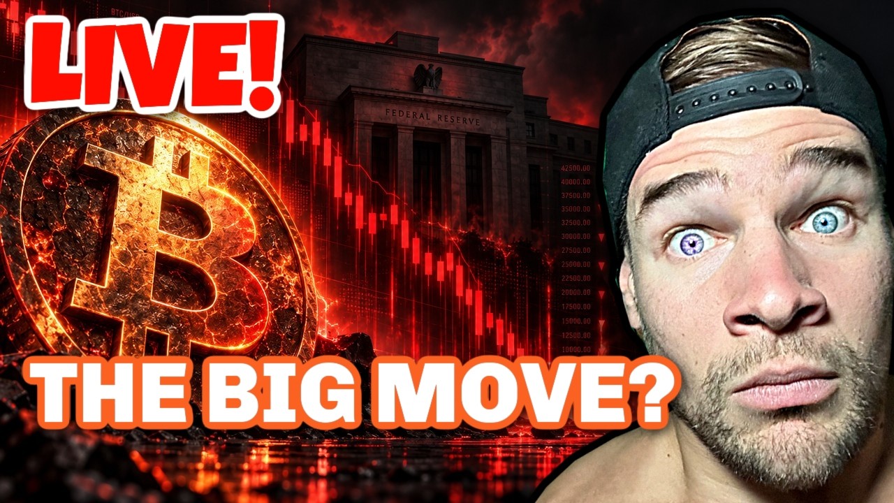 🔴 BITCOIN DUMPING &mdash; IS THIS THE BIG MOVE? | BTC LIVE TRADING