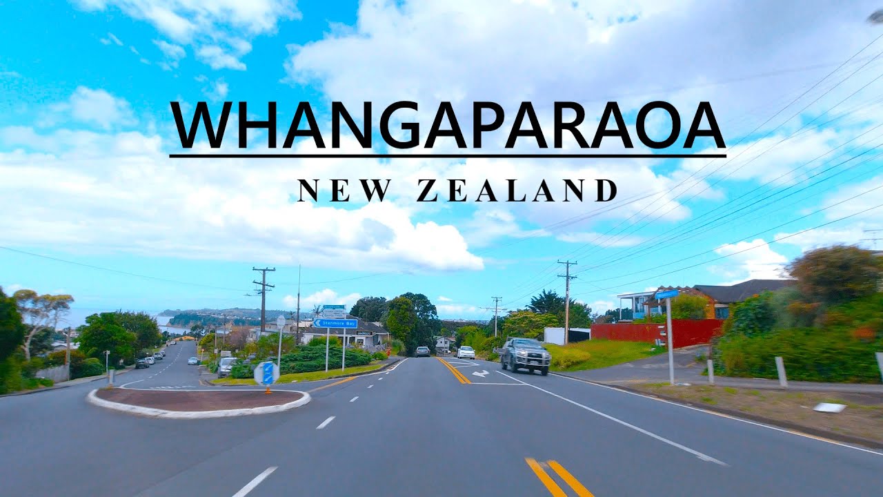 [4K] Whangaparaoa Town Centre, Auckland, New Zealand