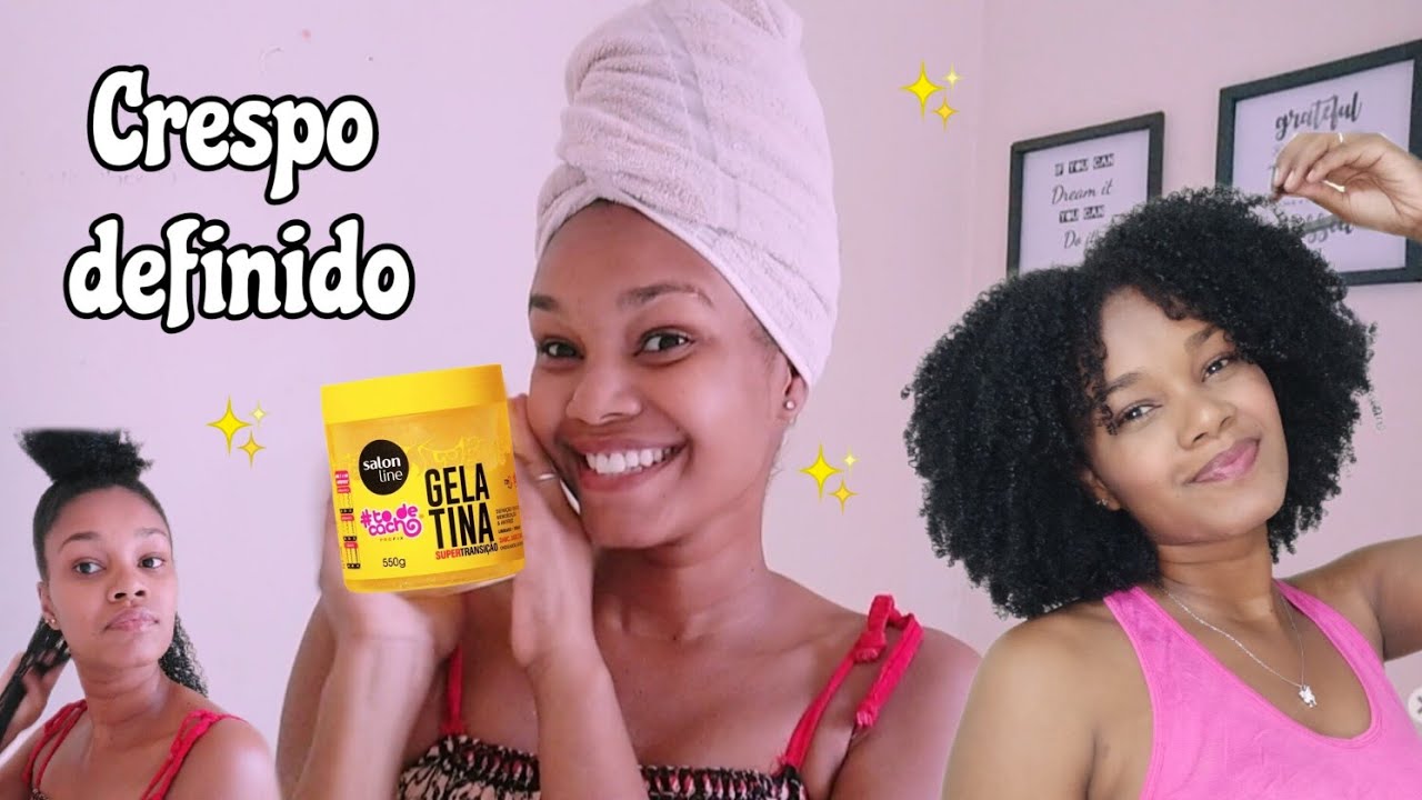Finalização com GELATINA SUPER TRANSIÇÃO da Salon Line - testando pela 1° vez