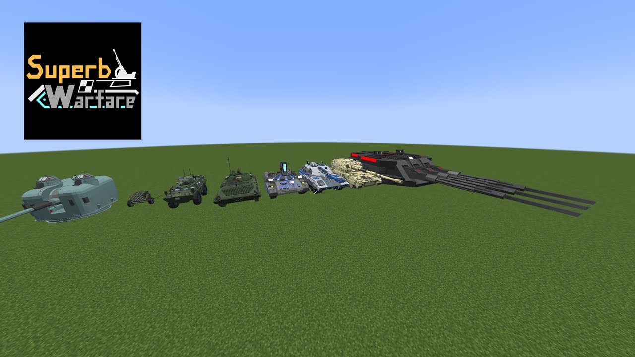 Mincraft mod (Superb Warfare) and (Explosion Overhaul)