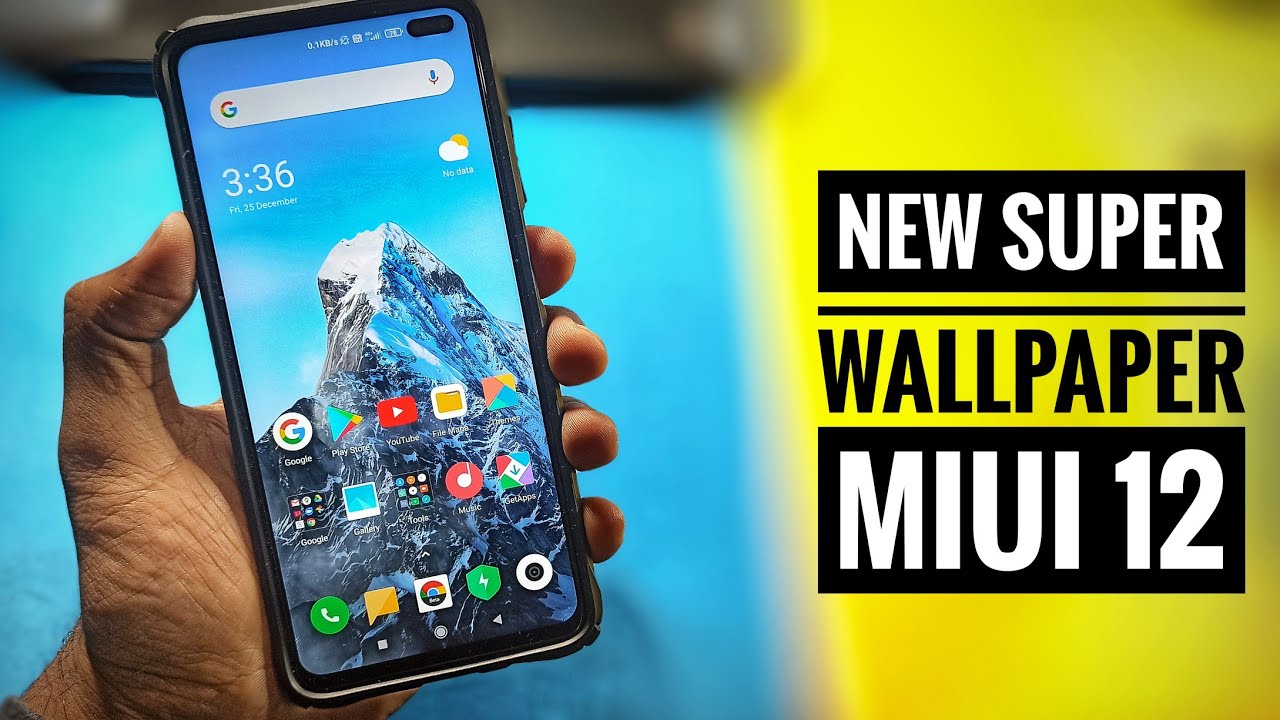 MIUI 12 NEW SUPER WALLPAPER SNOW MOUNTAIN INSTALL ON ANY REDMI MOBILE | MIUI 12 SUPER WALLPAPER