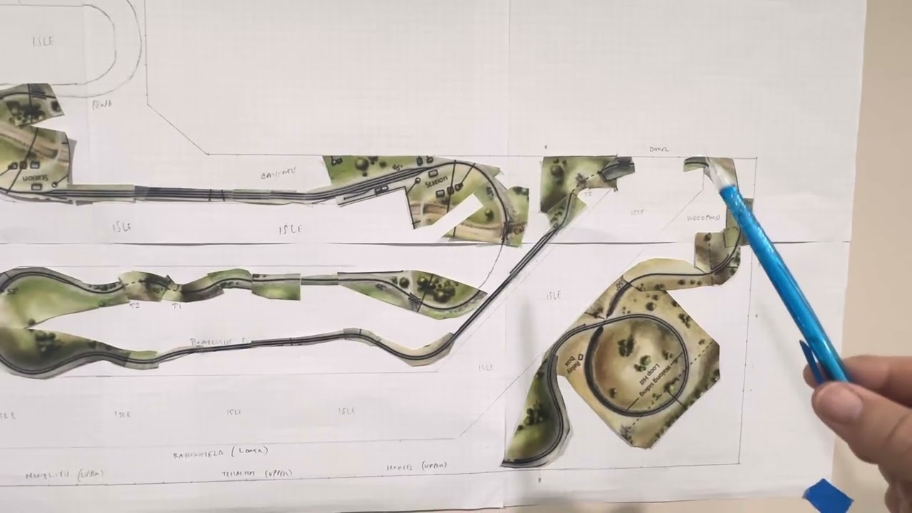 Track Planning Video 3 - Another Updated Trackplan for the Union Pacific Mojave Subdivision