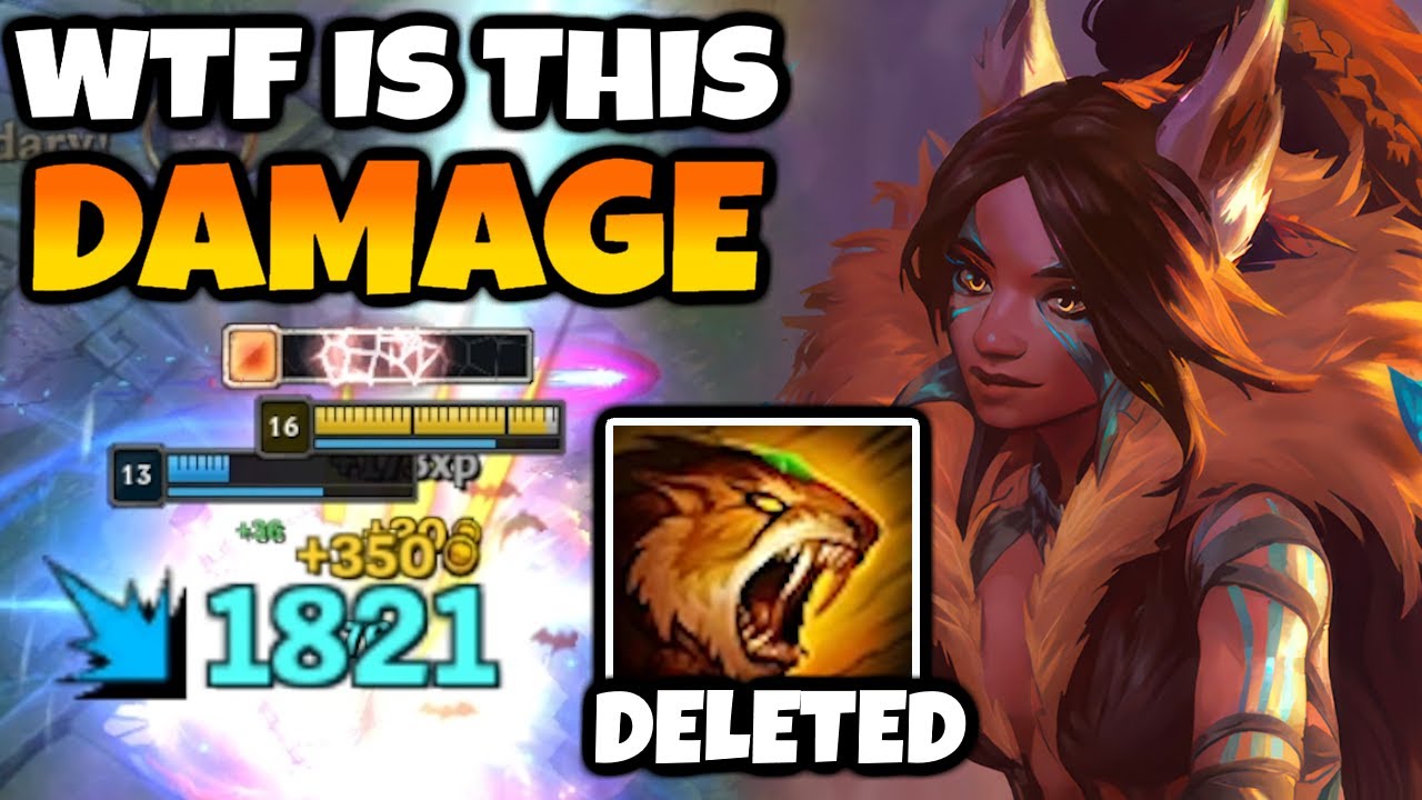 I literally erased enemy ADC from existence with Nidalee (1800 with a Single Q)