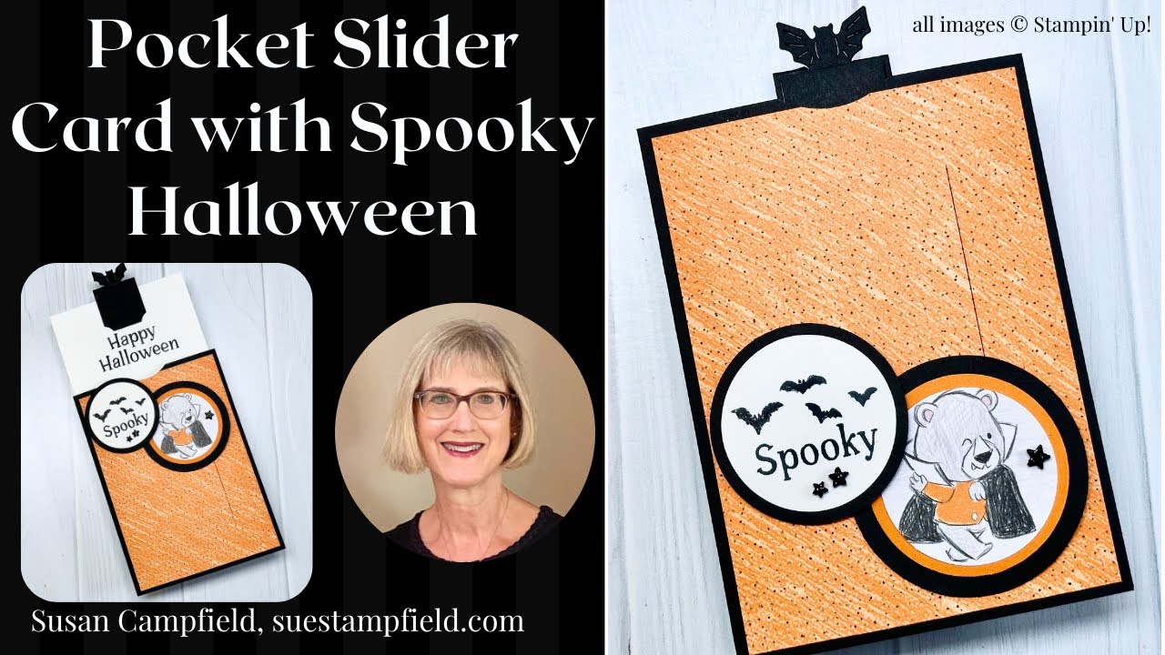 Cute! Spooky Halloween Pocket Slider Card!