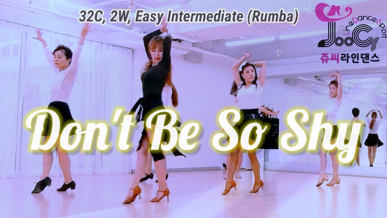 Don't Be So Shy Line Dance (Chor:Evonne Ng & Junghye Yoon - Sep. 2020)☆ Rumba 베이직 연습하기 좋은 작품