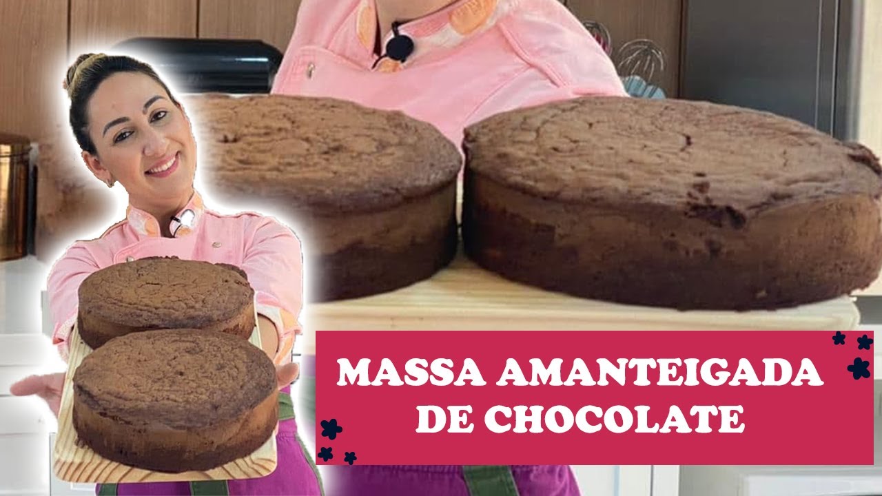 MASSA AMANTEIGADA DE CHOCOLATE SEM MISTÉRIOS