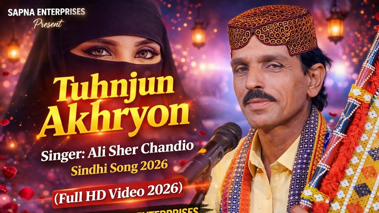 Tuhnjun Akhiyun– Alisher Chandio | Latest Sindhi Song | Full HD Video 