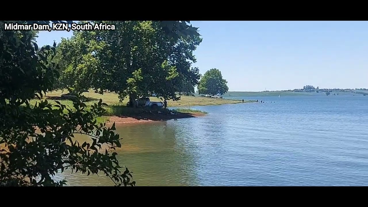 Fishing, Swimming and BBQ. Midmar Dam, KZN, South Africa, H&L#