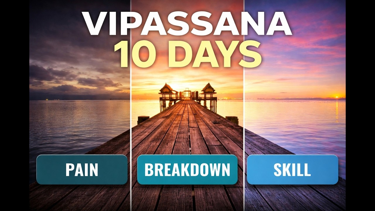 Pain, breakdown and life skill - Vipassana retreat in the UK, Herefordshire