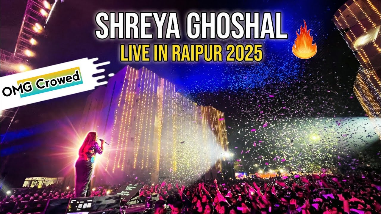 Shreya Ghoshal Live Concert In AIIMS Raipur 😍🫶🏻