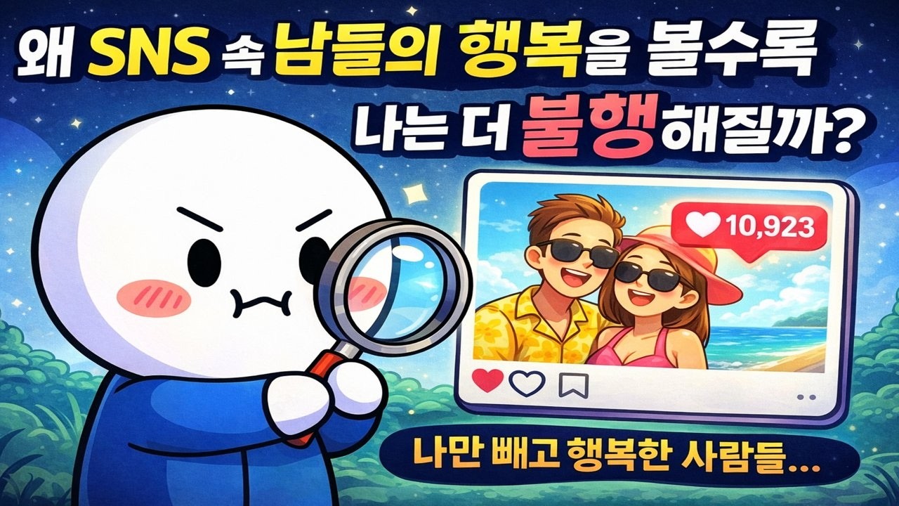 왜 SNS 속 남들의 행복을 볼수록 나는 더 불행해질까?