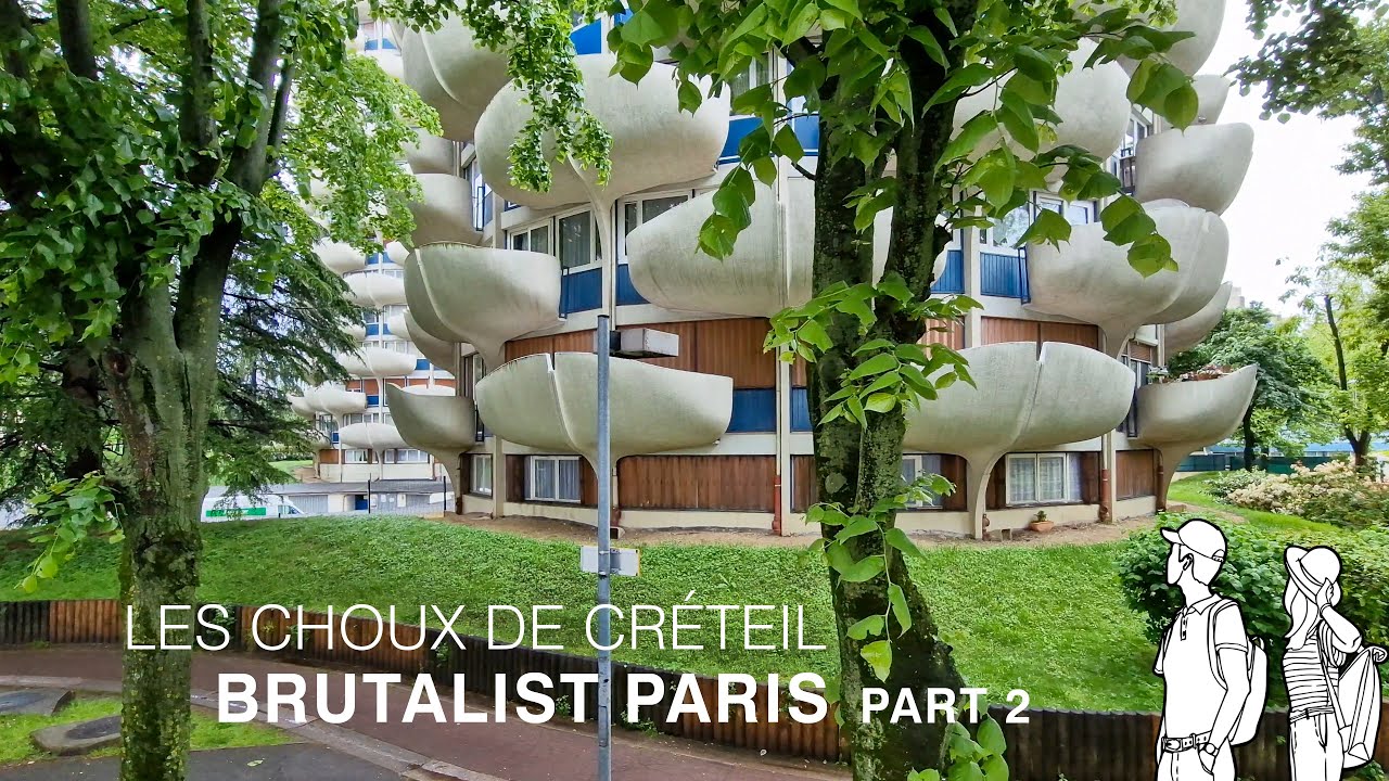 4K Brutalist Paris 🇫🇷 - Часть 2: Les Choux de Créteil