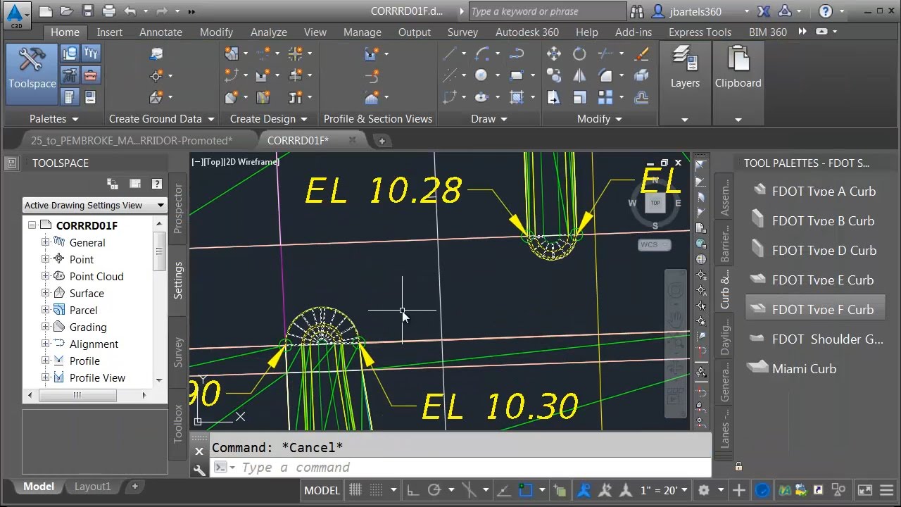 Civil 3D Advanced Roadway Modeling Pt.7