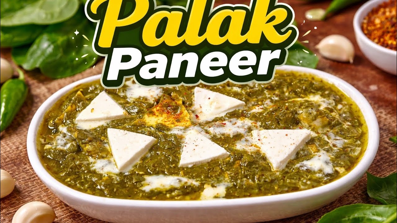Restaurant Style Palak Paneer Recipe | Creamy & Tasty | Easy Dinner Special #palakpaneer  #cooking 