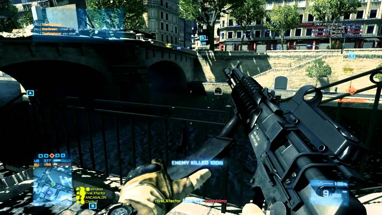How to dominate with the AEK in BF3 on Seine conquest large (56-4 gameplay)