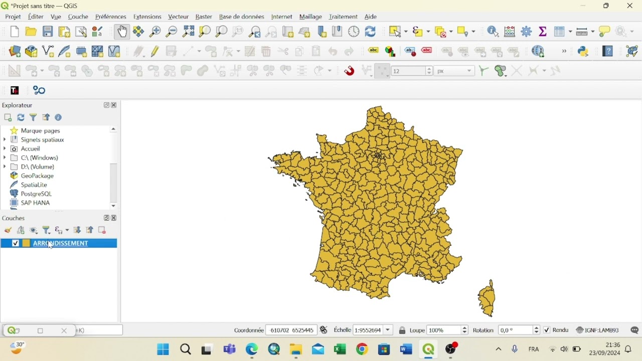 Télécharger des Shapefiles des Limites Administratives de la France sur l'IGN