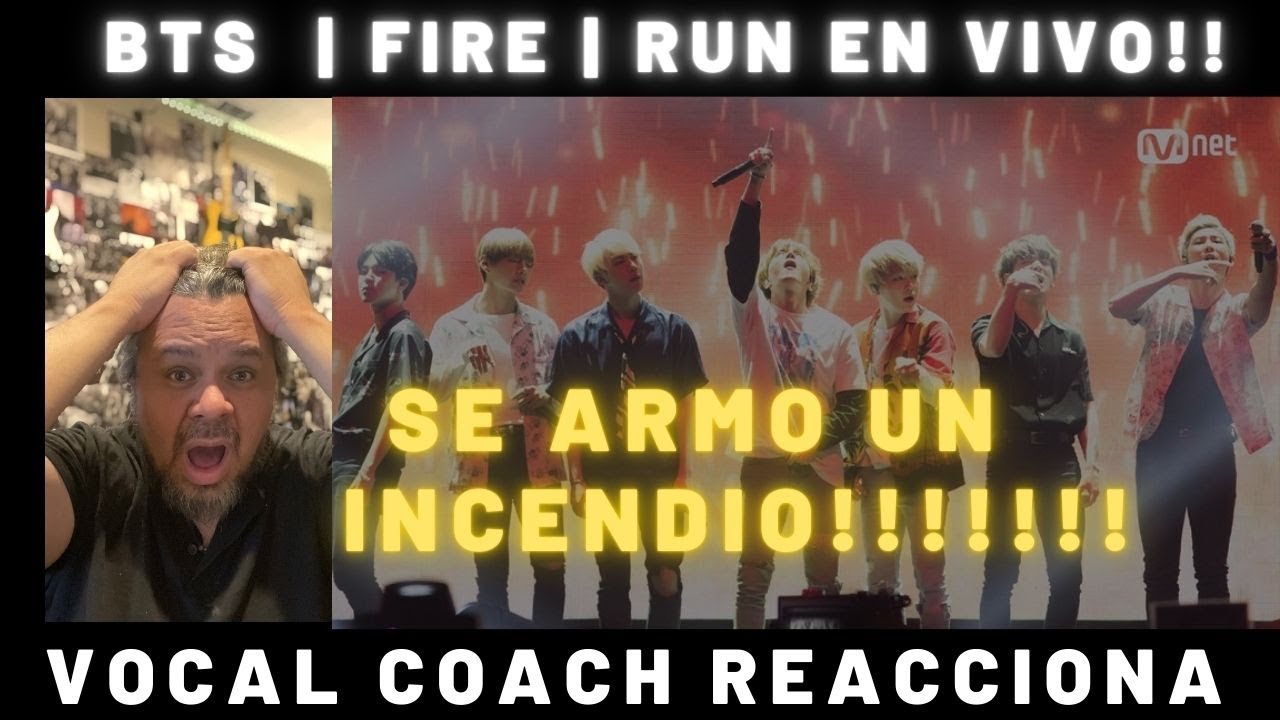 BTS | FIRE | RUN | Reaccion