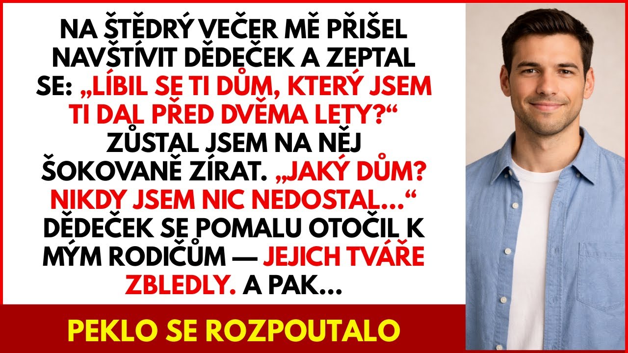 O vánoční večeři se děda zeptal: „Líbí se ti nový dům?“ Ztuhla jsem. A pak moji rodiče…