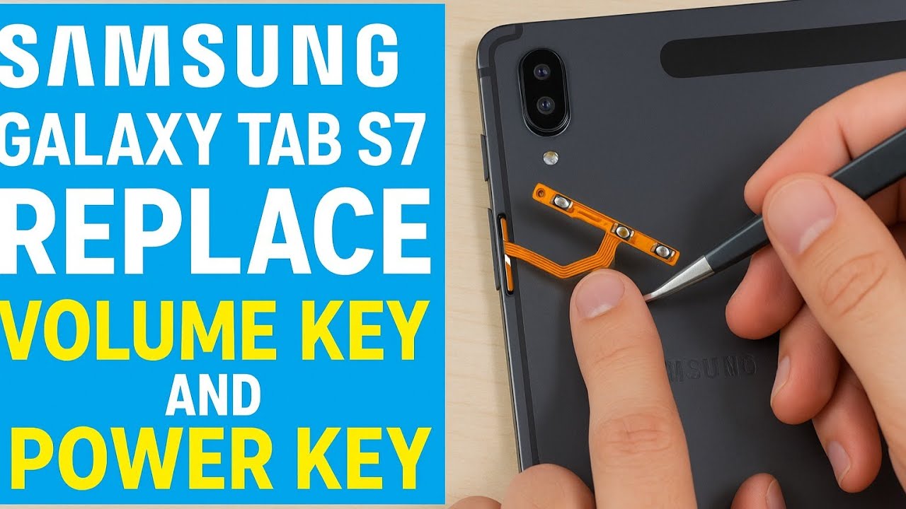 Fix Broken Power & Volume Buttons on Samsung Galaxy Tab S7 – Easy Repair Guide!