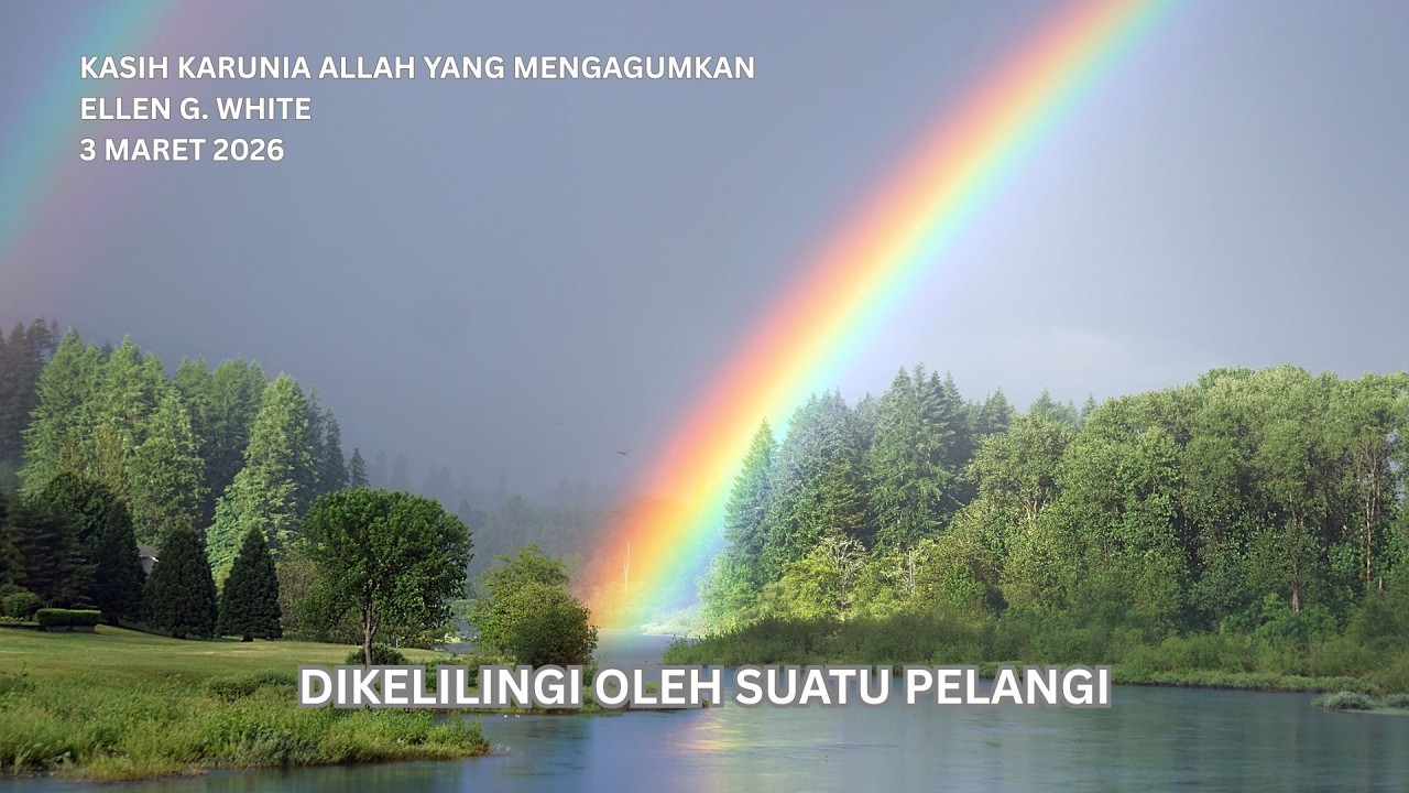 Renungan Malam – God’s Amazing Grace – 03 Mar 26 – Dikelilingi oleh Suatu Pelangi
