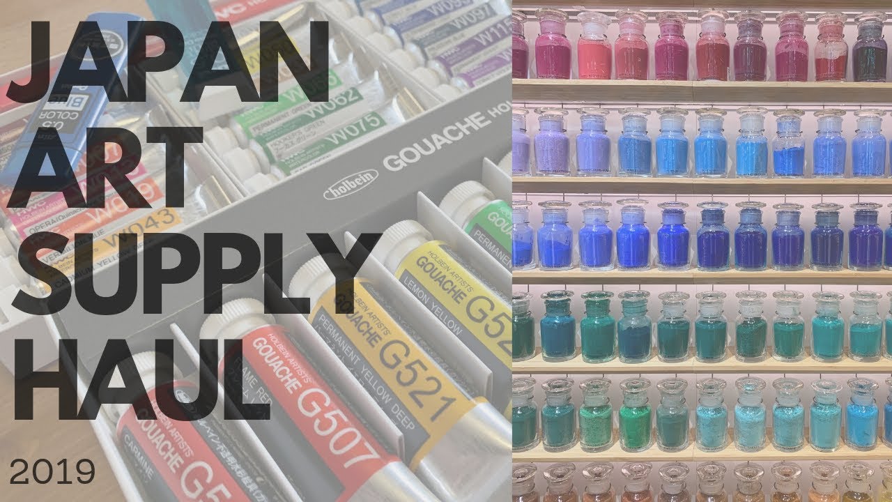 JAPAN ART SUPPLY HAUL 2019