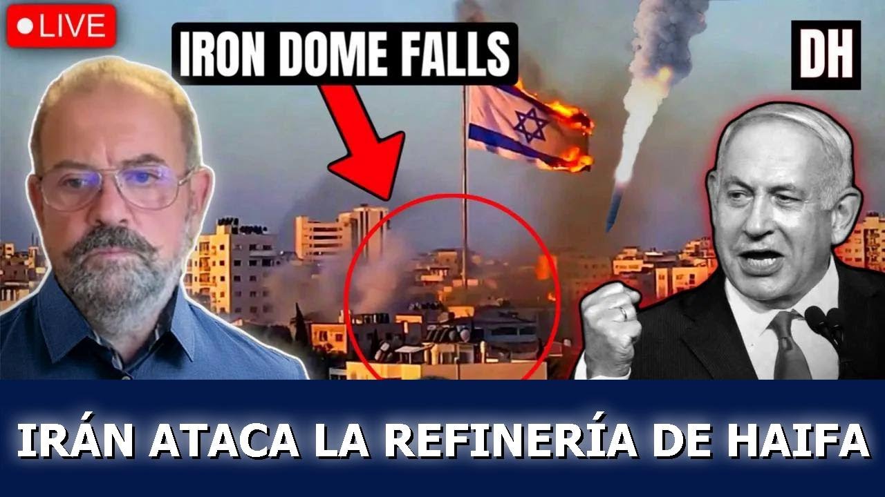 Los misiles de Irán arrasan Haifa y Tel Aviv: Trump contempla una guerra terrestre