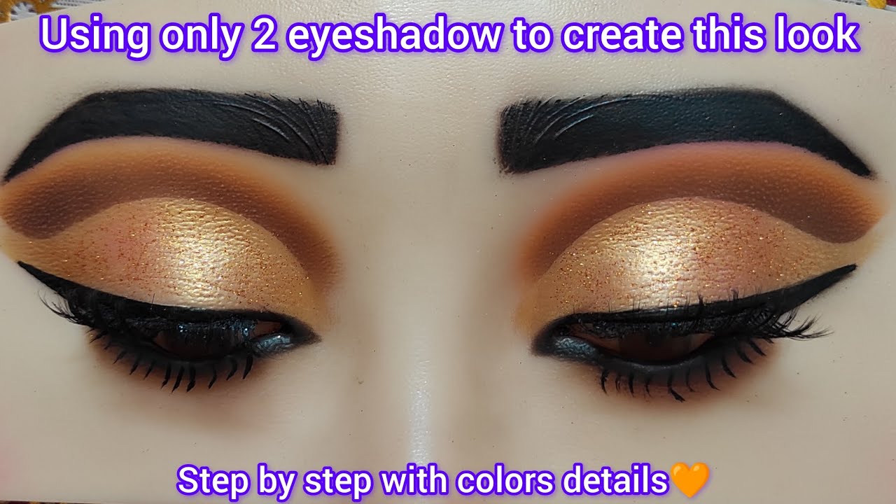 Sparkly full cut crease Eyeshadow look || Step by step tutorial 