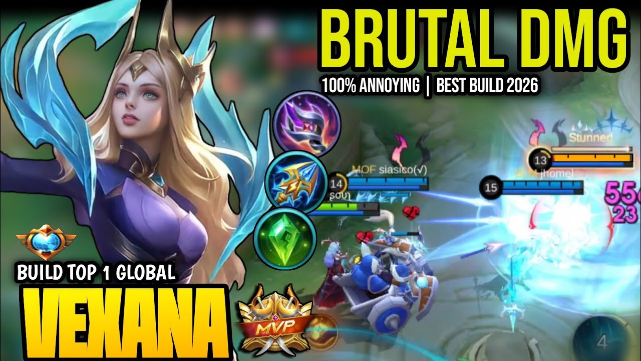 VEXANA BEST BUILD 2026 | BUILD TOP 1 GLOBAL VEXANA GAMEPLAY | MOBILE LEGENDS✓
