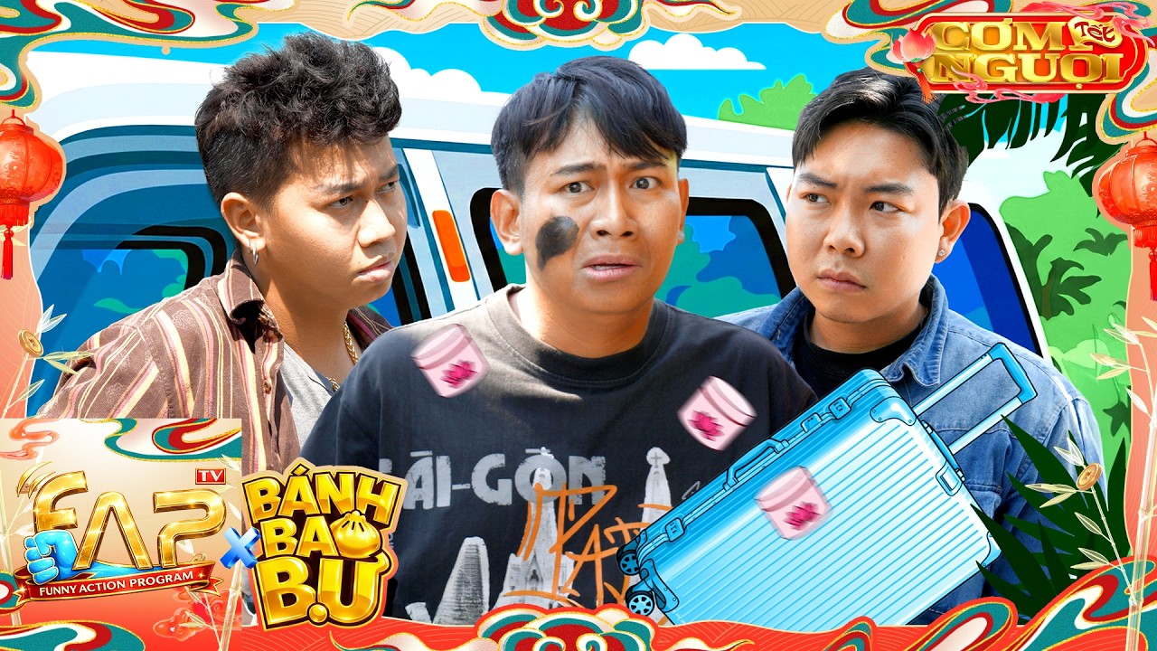 Cơm Nguội x Bánh Bao Bự: Tập 355 - Vượt Biên | Phim Hài Tết 2026
